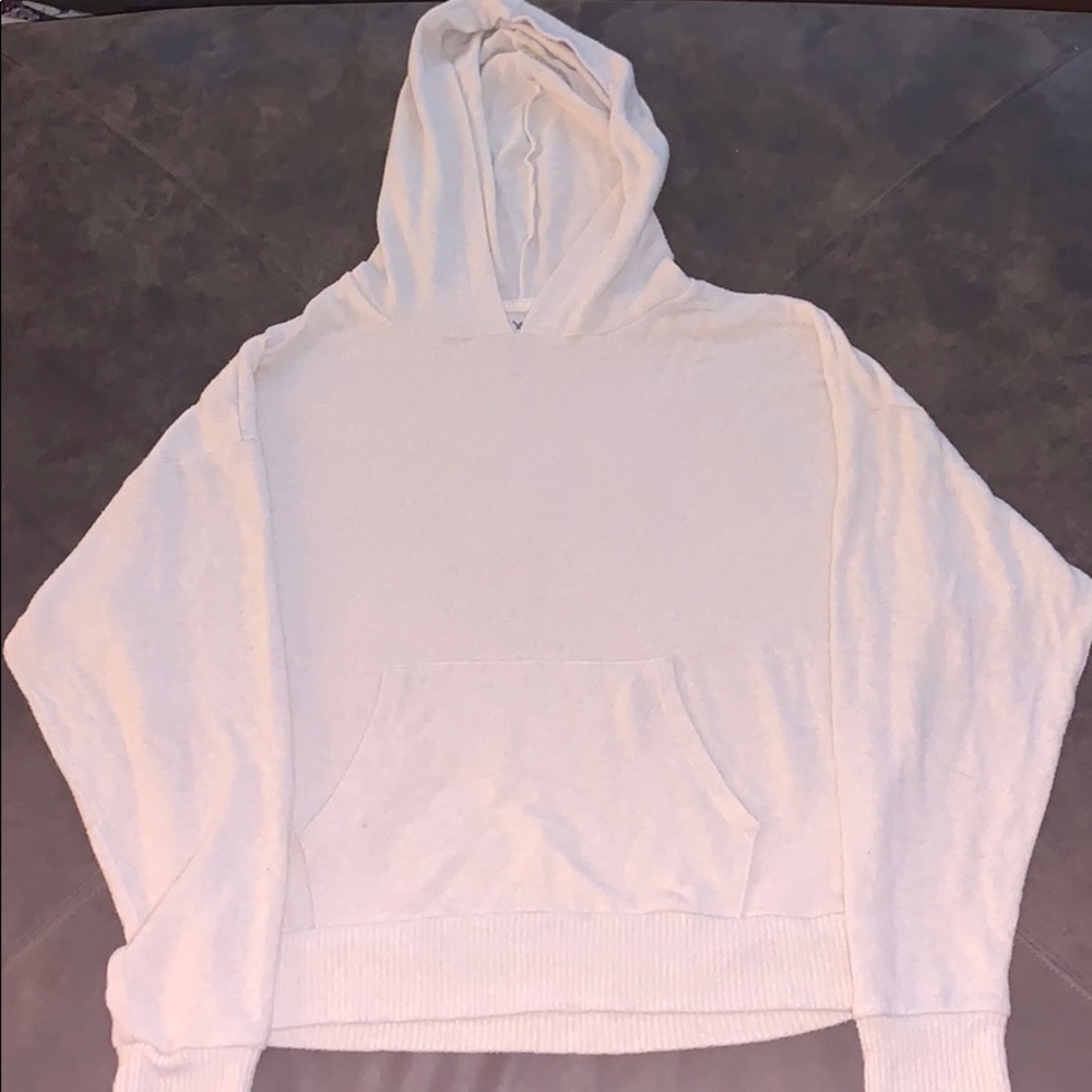 White hoodie